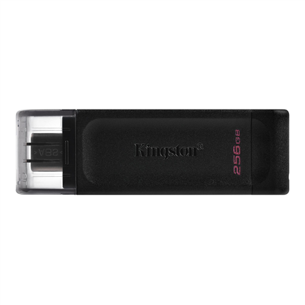 USB raktas KINGSTON DataTraveler 70, 256GB, USB 3.2 Gen 1 Type-C, Black