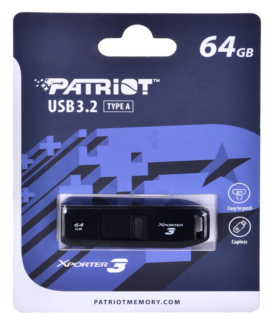 USB raktas PATRIOT PSF64GX3B3U