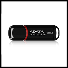 USB raktas ADATA UV150 128GB USB3.2 juodas AUV150-128G-RBK