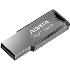 USB raktas ADATA UV350 128GB USB 3.0 juodas AUV350-128G-RBK