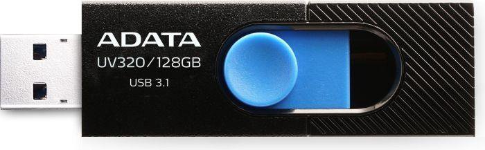 USB raktas ADATA  UV320  128 GB  USB 3.1  Black/Blue