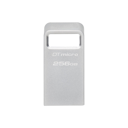 USB raktas KINGSTON USB 3.2 DataTraveler micro 256 GB, USB 3.2,Silver