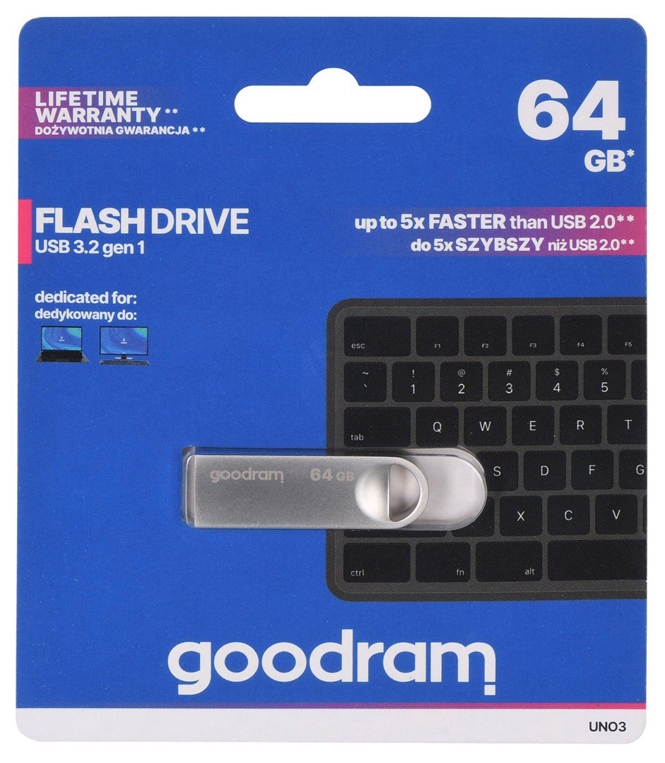 USB raktas GOODRAM UNO3-0640S0R11