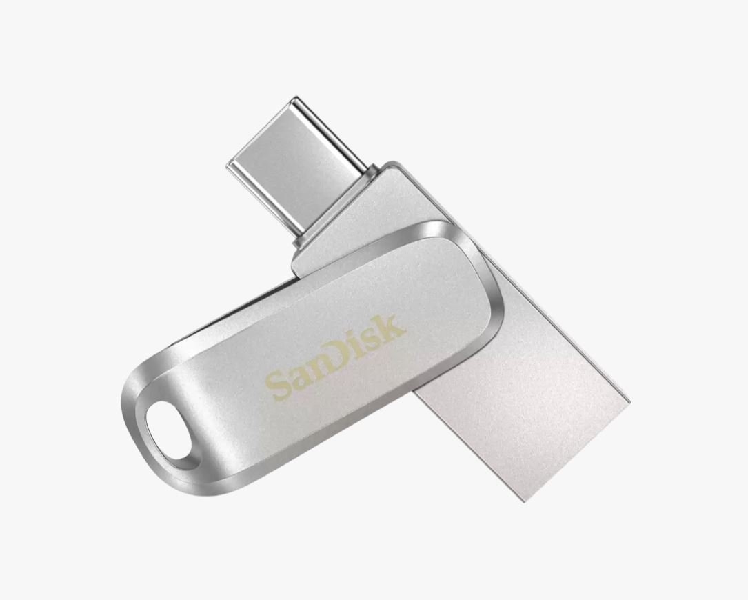 USB raktas SanDisk Ultra Dual Drive Luxe USB Type-C 128GB - 150MB/s