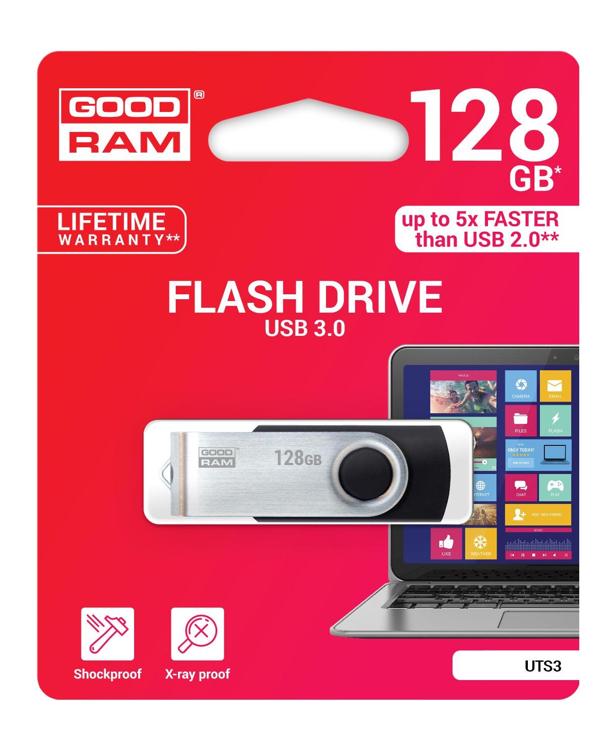 Atmintinė Goodram UTS3 128GB USB 3.0