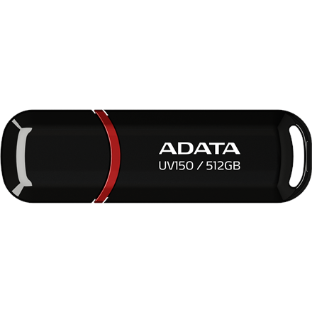 USB raktas ADATA  USB Flash Drive  UV150  512 GB  USB 3.2 Gen1  Black