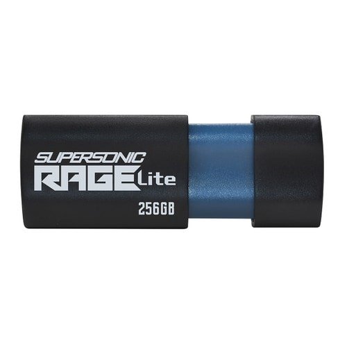 Flashdrive PATRIOT Rage Lite 512GB 120 MB/S USB 3.2 ištraukiamas Juoda (PEF512GRLB32U)