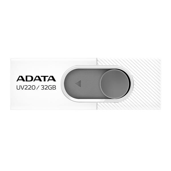 USB raktas ADATA  UV220  32 GB  USB 2.0  White/Gray
