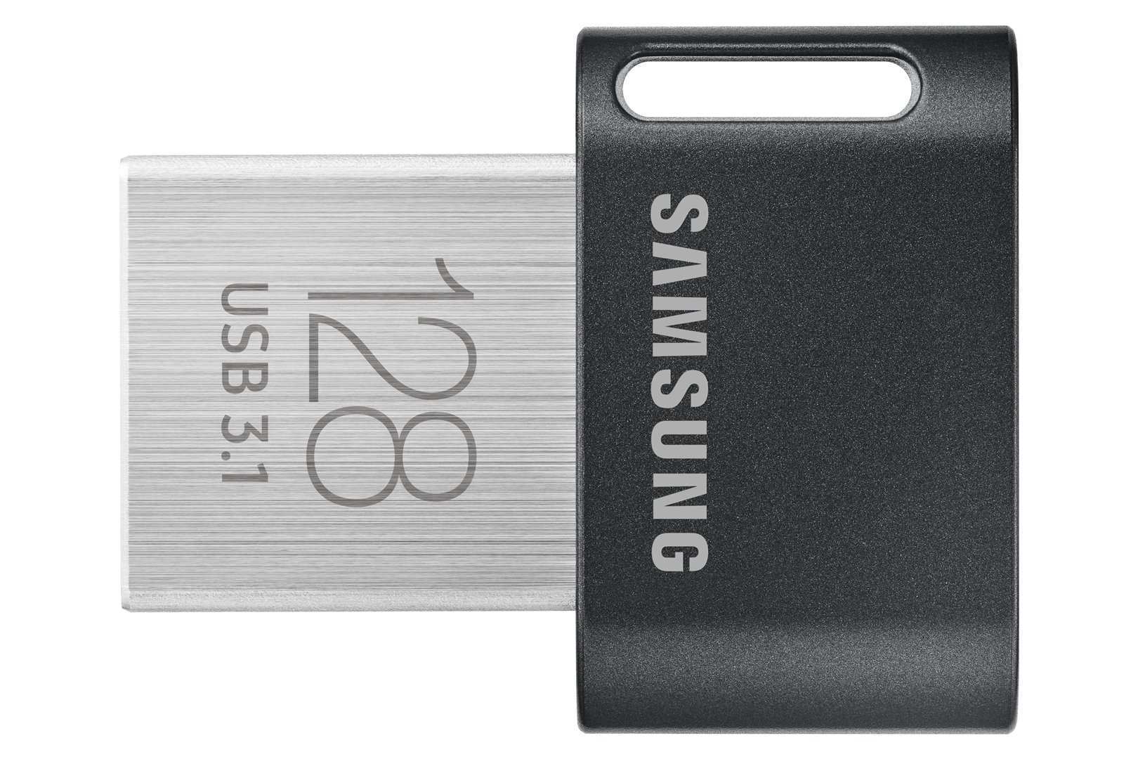 USB raktas SAMSUNG FIT Plus MUF-128AB/APC 128 GB USB 3.1 Black/Silver