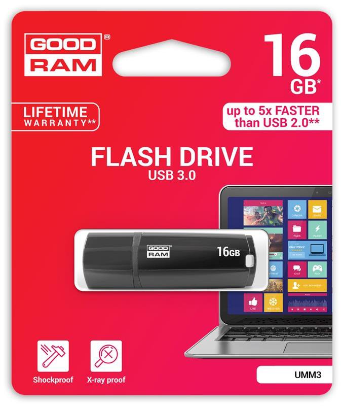USB raktas GOODRAM UMM3-0160K0R11