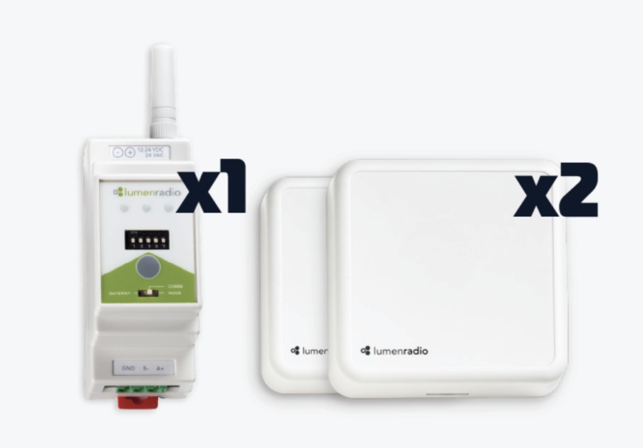 W-Modbus bevielio ryšio demo rinkinys integratoriams, LumenRadio
