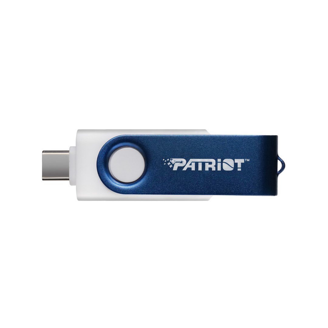 Patriot Memory 64GB Xporter X550 USB atmintukas Dual USB A+C (PS64GX550AAD) Balta, Mėlyna