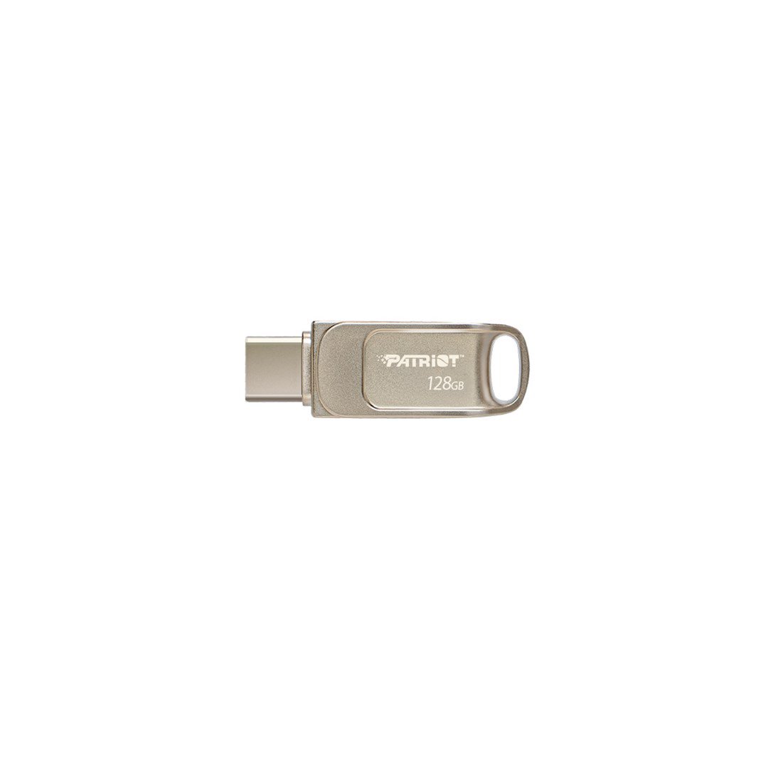Patriot Memory Tab T560 128GB USB atmintukas Dual USB 120MB/s (PS128GT560DS5D) Sidabras