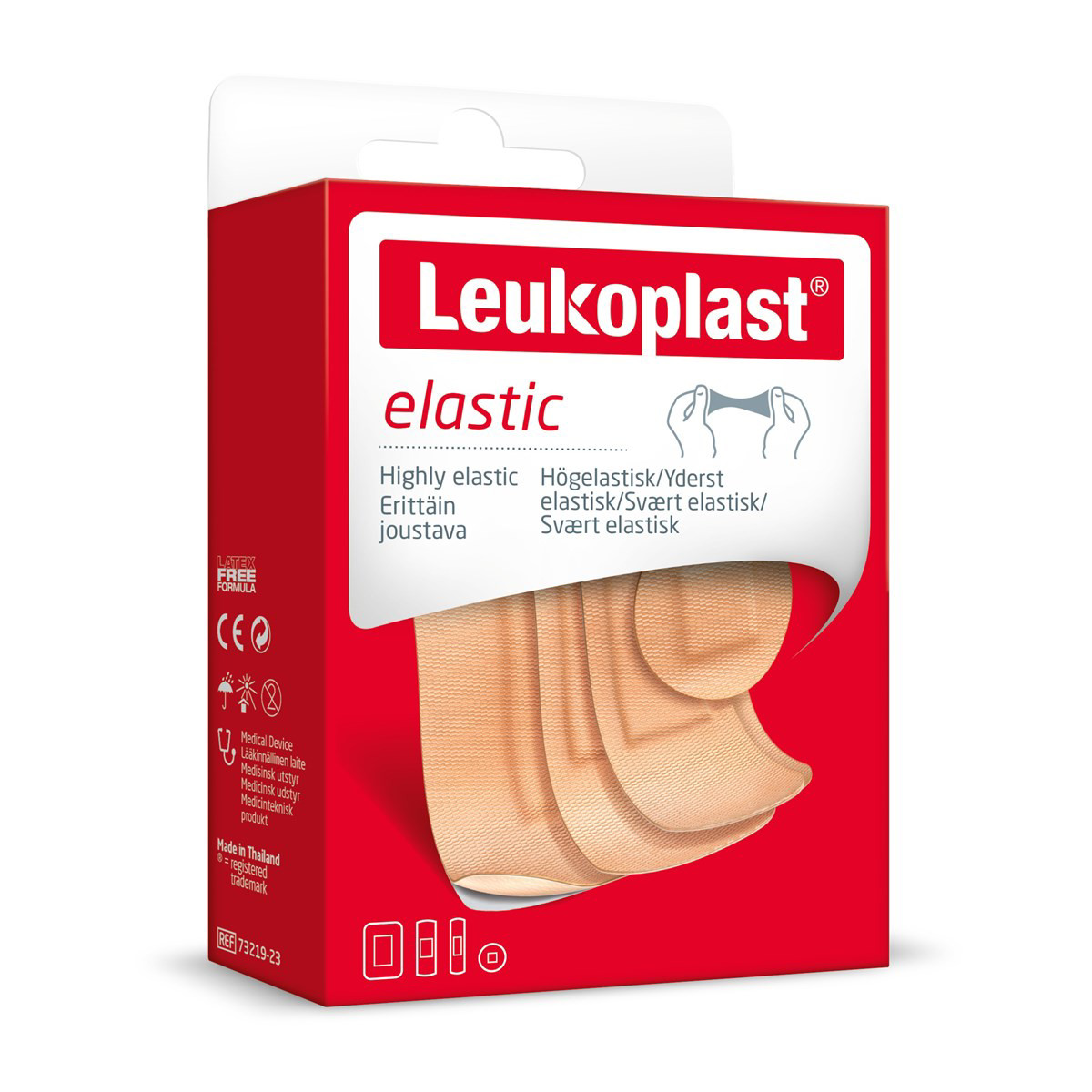 LEUKOPLAST ELASTIC, tamprtus pleistras, 40 vnt.