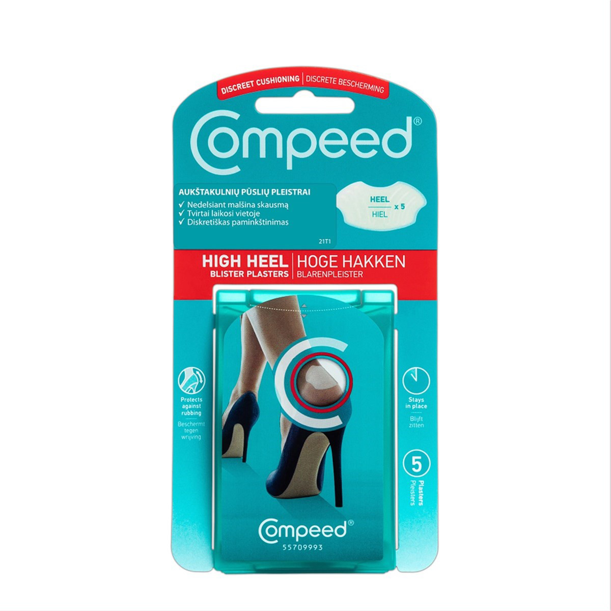 COMPEED, aukštakulnių pūslių pleistrai, 5 vnt.