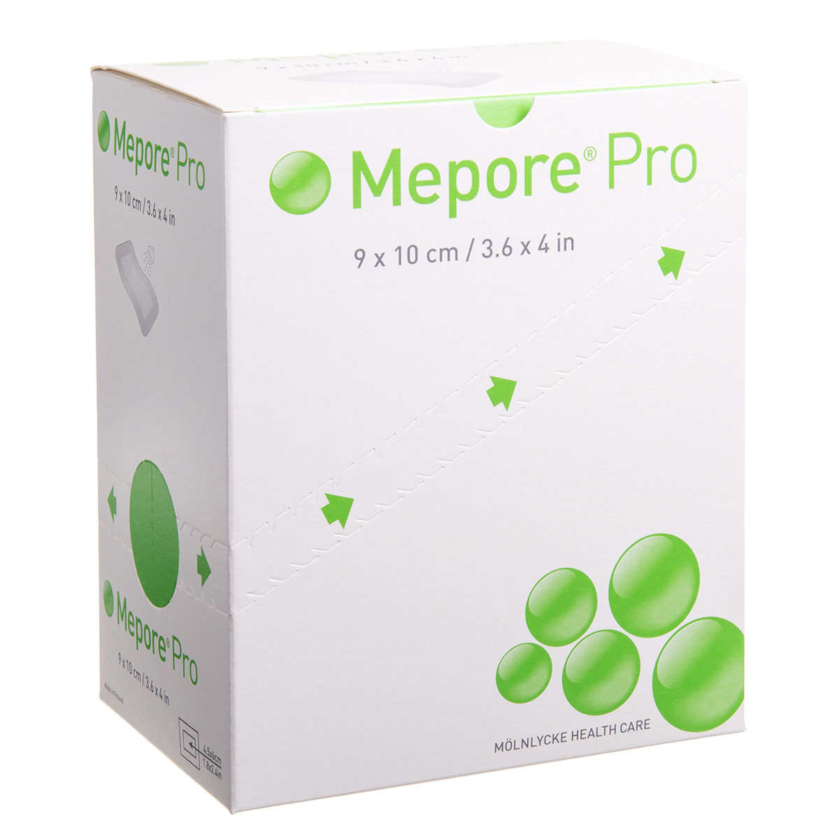 MEPORE PRO, 9 x 10 cm, neperšlampantis lipnus tvarstis, 40 vnt.