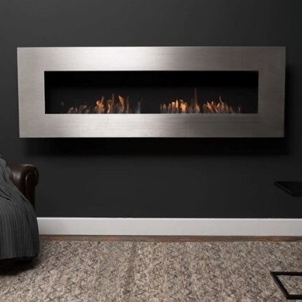 ICON FIRES NERO WALL RANGE 1750 INOX biožidinys pakabinamas