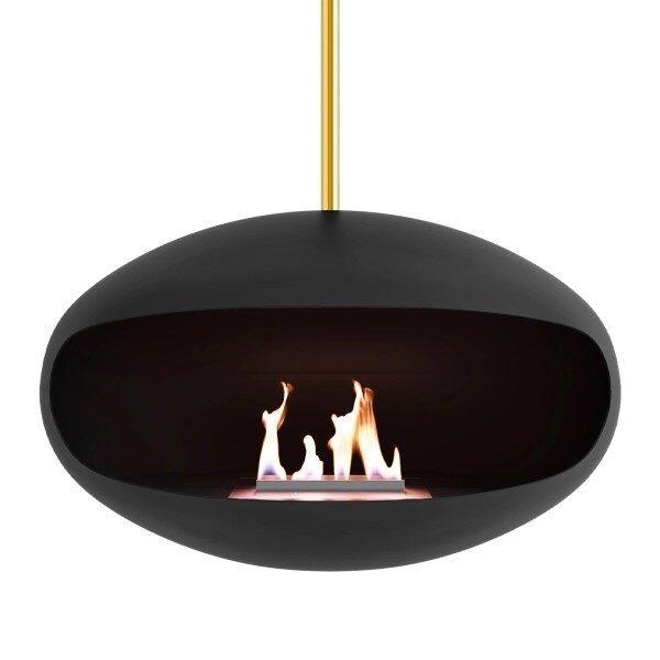 COCOON FIRES AERIS BLACK BRASS ROD biožidinys pakabinamas iš lubų