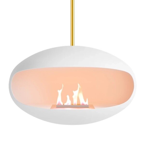 COCOON FIRES AERIS WHITE BRASS ROD biožidinys pakabinamas iš lubų