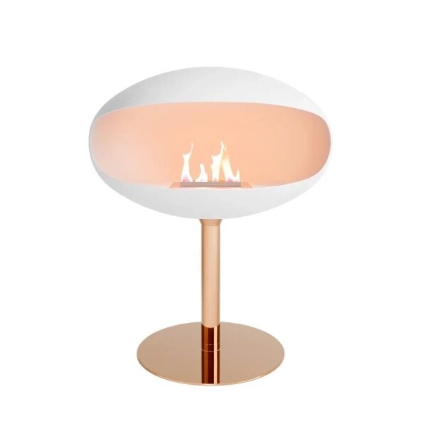 COCOON FIRES PEDESTAL WHITE COPPER pastatomas biožidinys