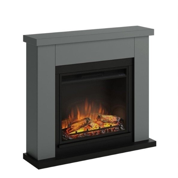 TAGU FRODE SOLID GREY 23" pastatomas elektrinis židinys su apdaila
