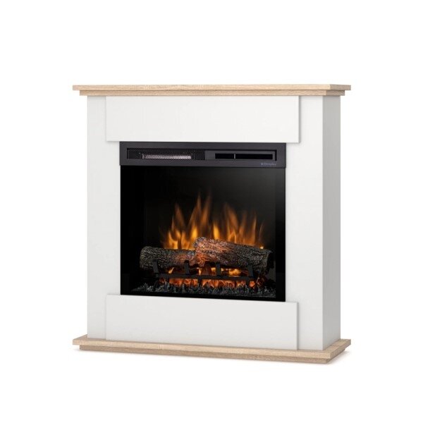 DIMPLEX FONTE WHITE-OAK 23 XHD pastatomas elektrinis židinys su apdaila