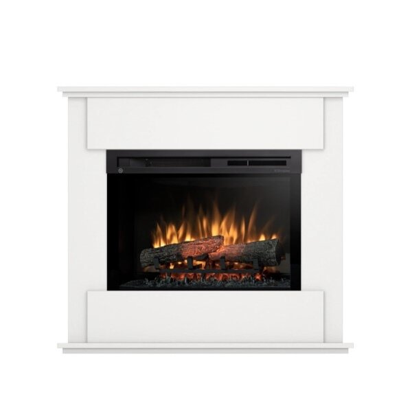 DIMPLEX FONTE WHITE 26 XHD pastatomas elektrinis židinys su apdaila