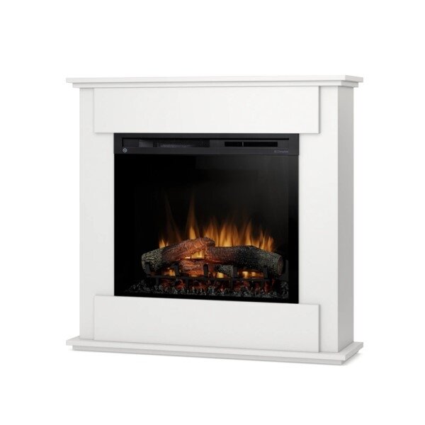 DIMPLEX FONTE WHITE 28 XHD pastatomas elektrinis židinys su apdaila
