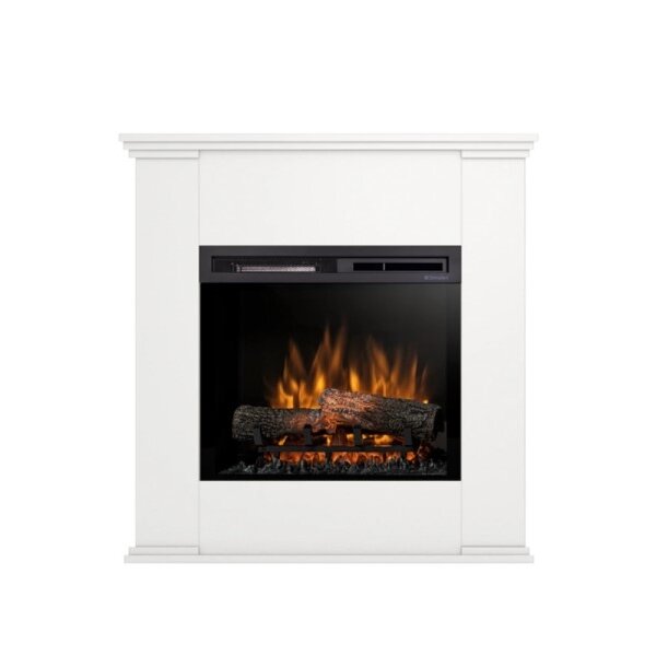 DIMPLEX KELIA WHITE 23 XHD pastatomas elektrinis židinys su apdaila