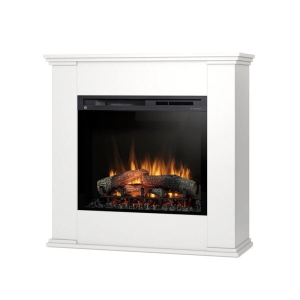 DIMPLEX KELIA WHITE 28 XHD pastatomas elektrinis židinys su apdaila