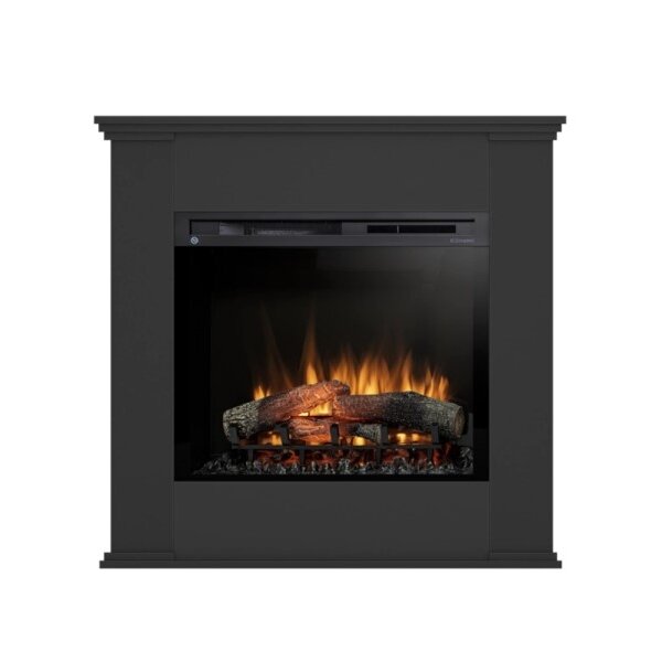 DIMPLEX KELIA BLACK 28 XHD pastatomas elektrinis židinys su apdaila