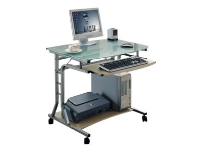 TECHLY Compact Desk for PC Metal Glass|305687