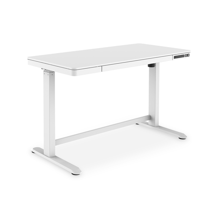 Electric Height Adjustable Desk | 72 - 121 cm | Maximum load weight 50 kg | Metal | White|DA-90406