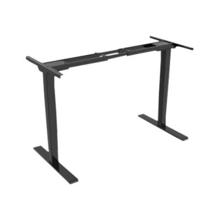 Biuro stalai  Electrically Height-Adjustable Table Frame, dual motor, 3 levels  62-127 cm  Black