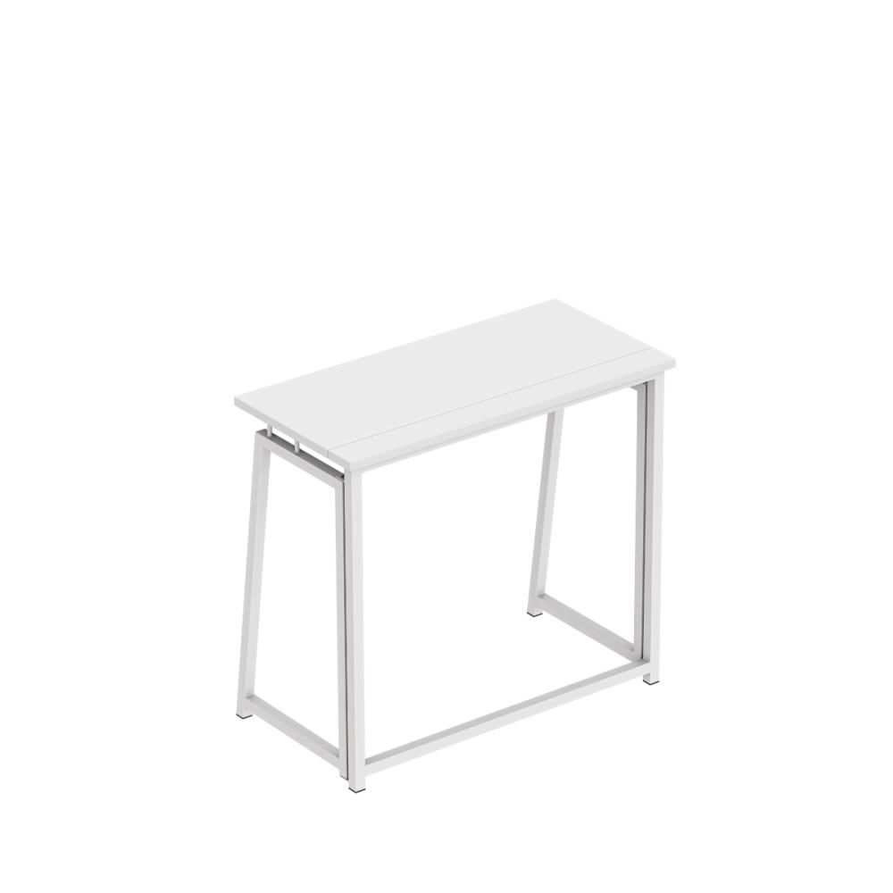 Rašomasis stalas „Leader 1.5 White“, sulankstomas, baltos spalvos