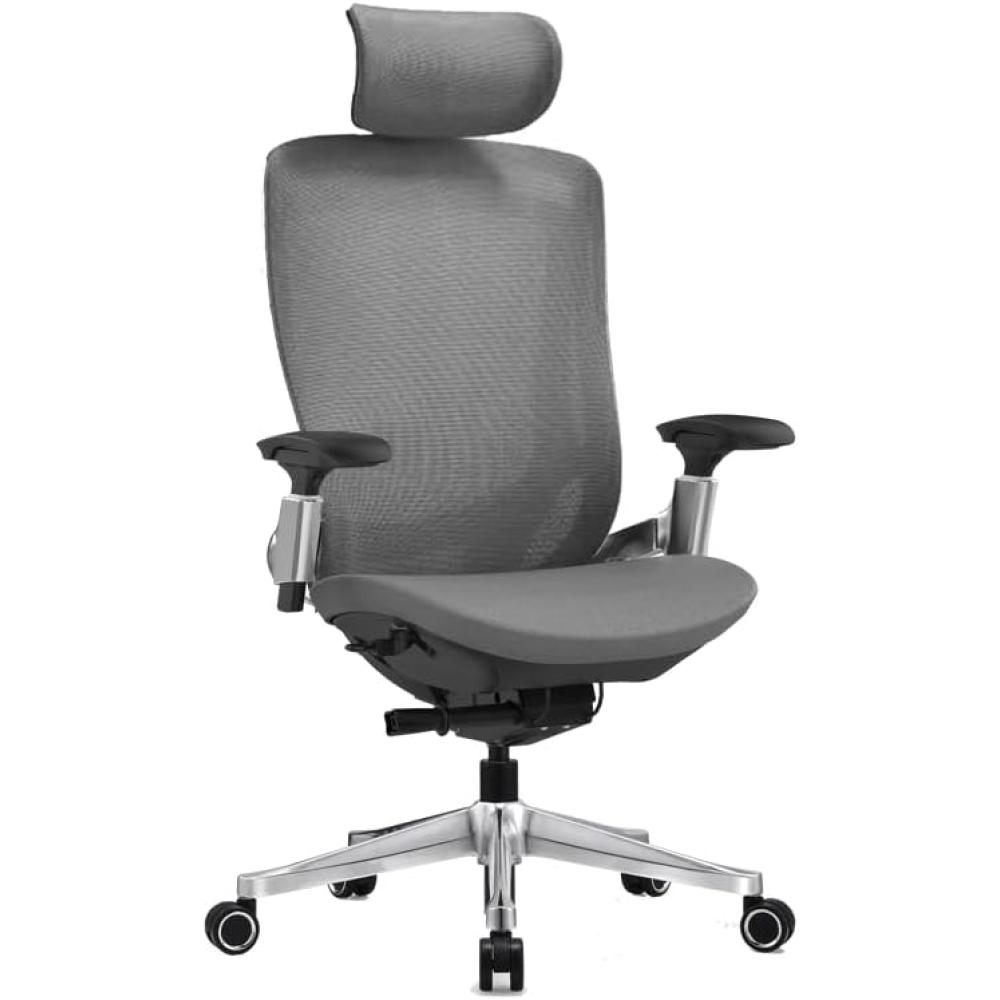 Ergonomiška biuro kėdė su reguliuojama atlošu ir sėdyne, 69.5x63x115-125 cm