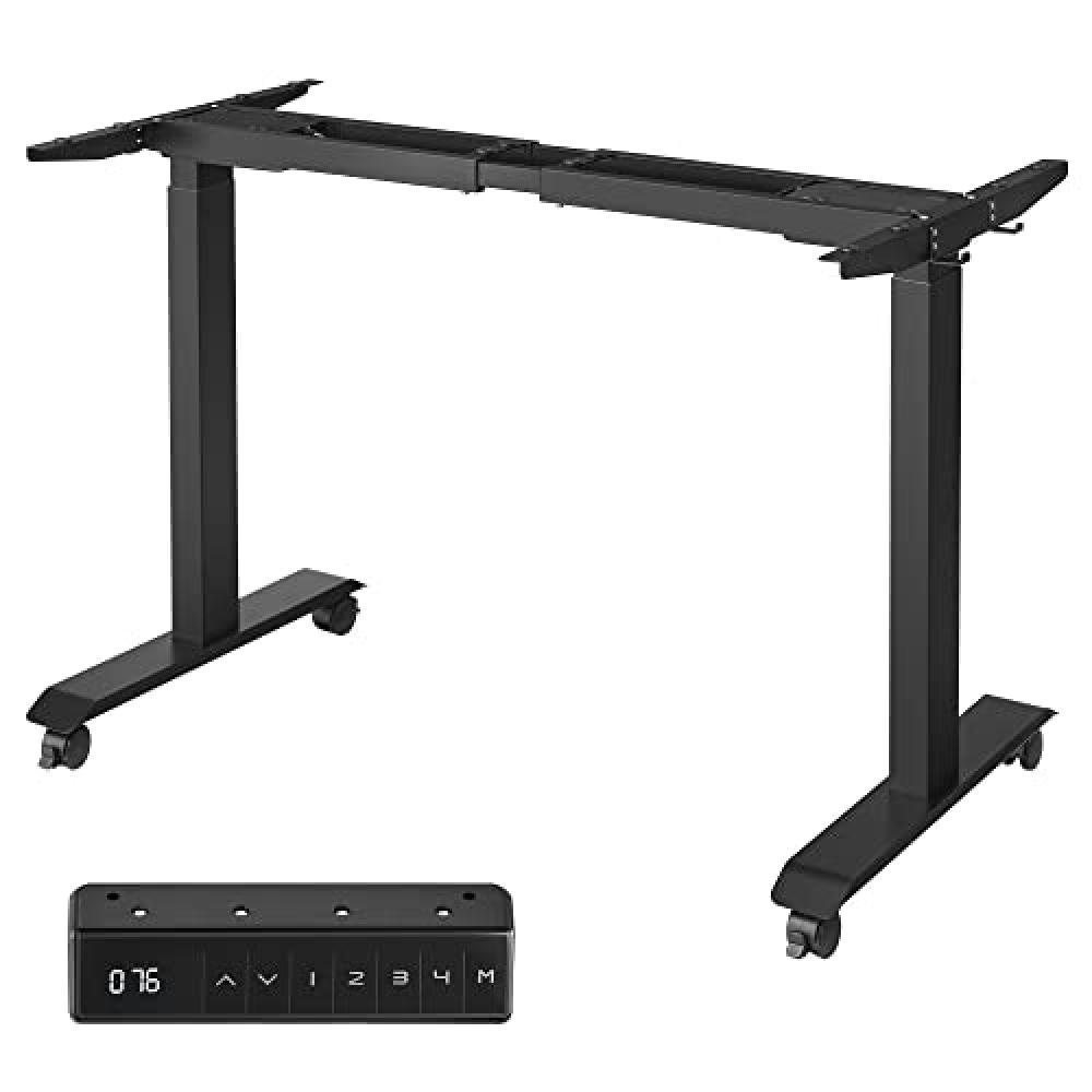 Reguliuojamo aukščio (71-117 cm) stalo rėmas, su dvigubu varikliu
