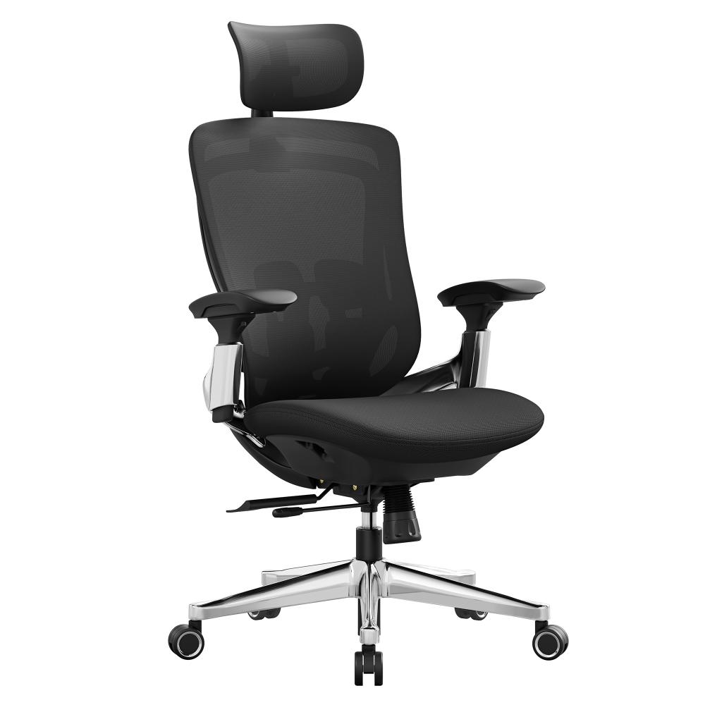 Ergonomiška reguliuojama biuro kėdė, atlaiko iki 150kg, 69.5x63x115-125 cm