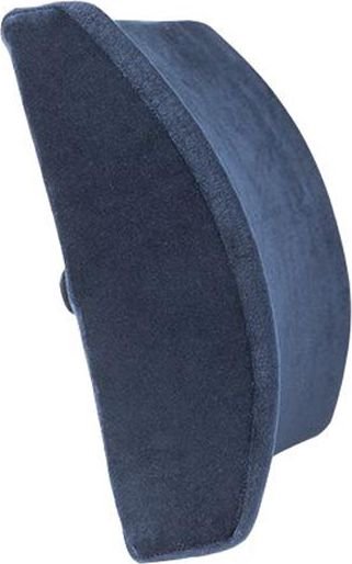 lumbar support, universal, ergonomic, blue, memory effect foam