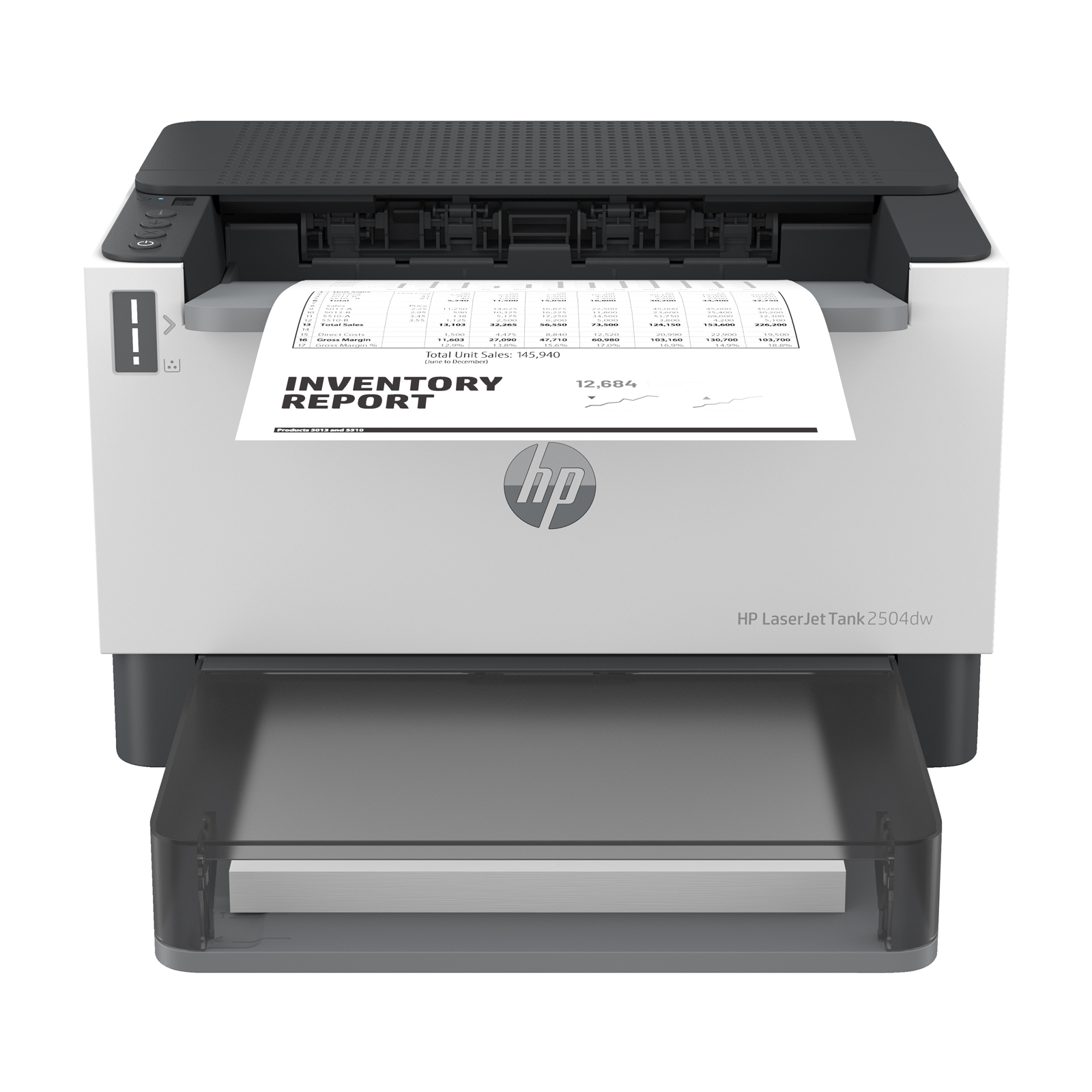 HP LaserJet Tank 2504dw nespalvotas dažais užpildomas lazerinis spausdintuvas