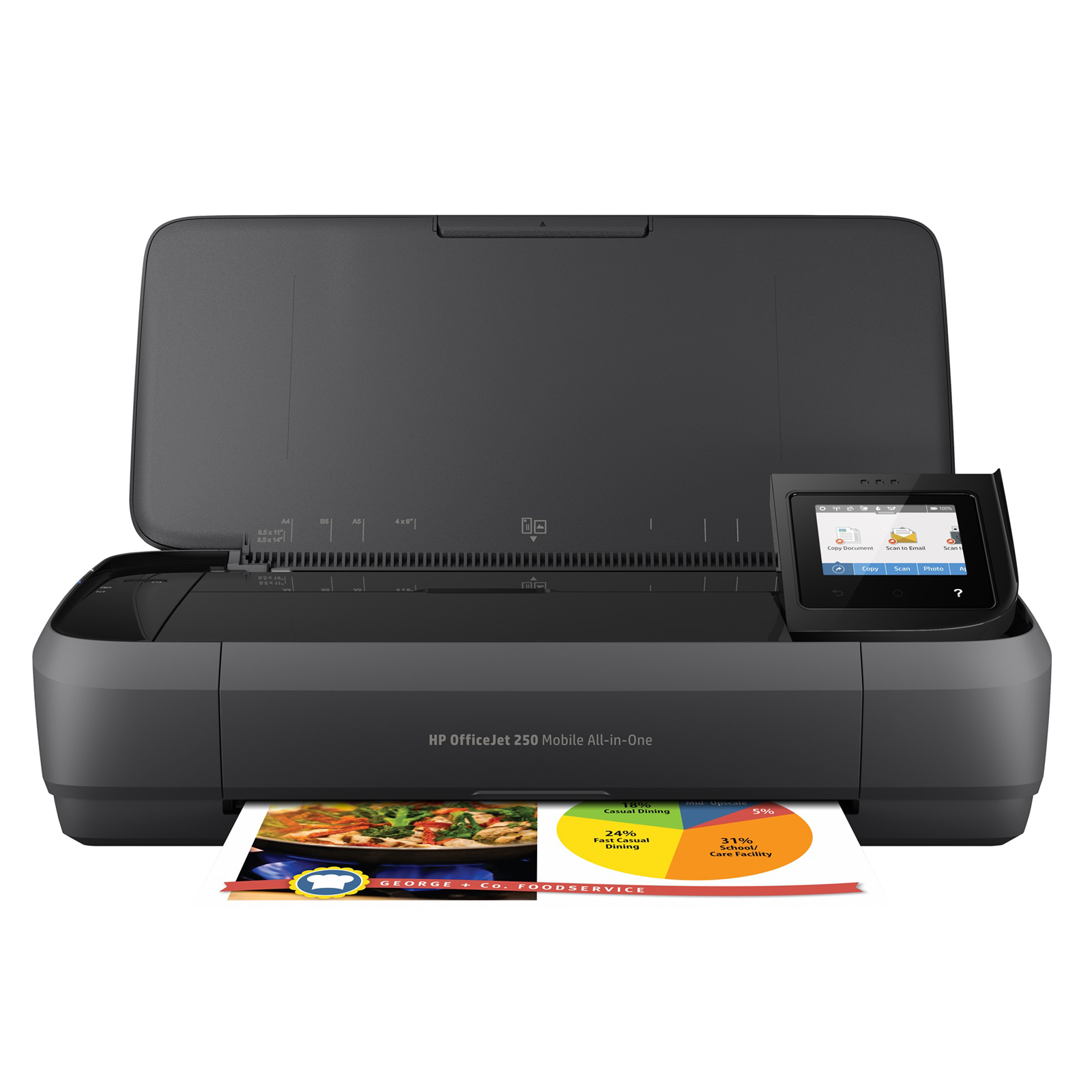 HP OfficeJet 250 mobilus daugiafunkcinis spausdintuvas