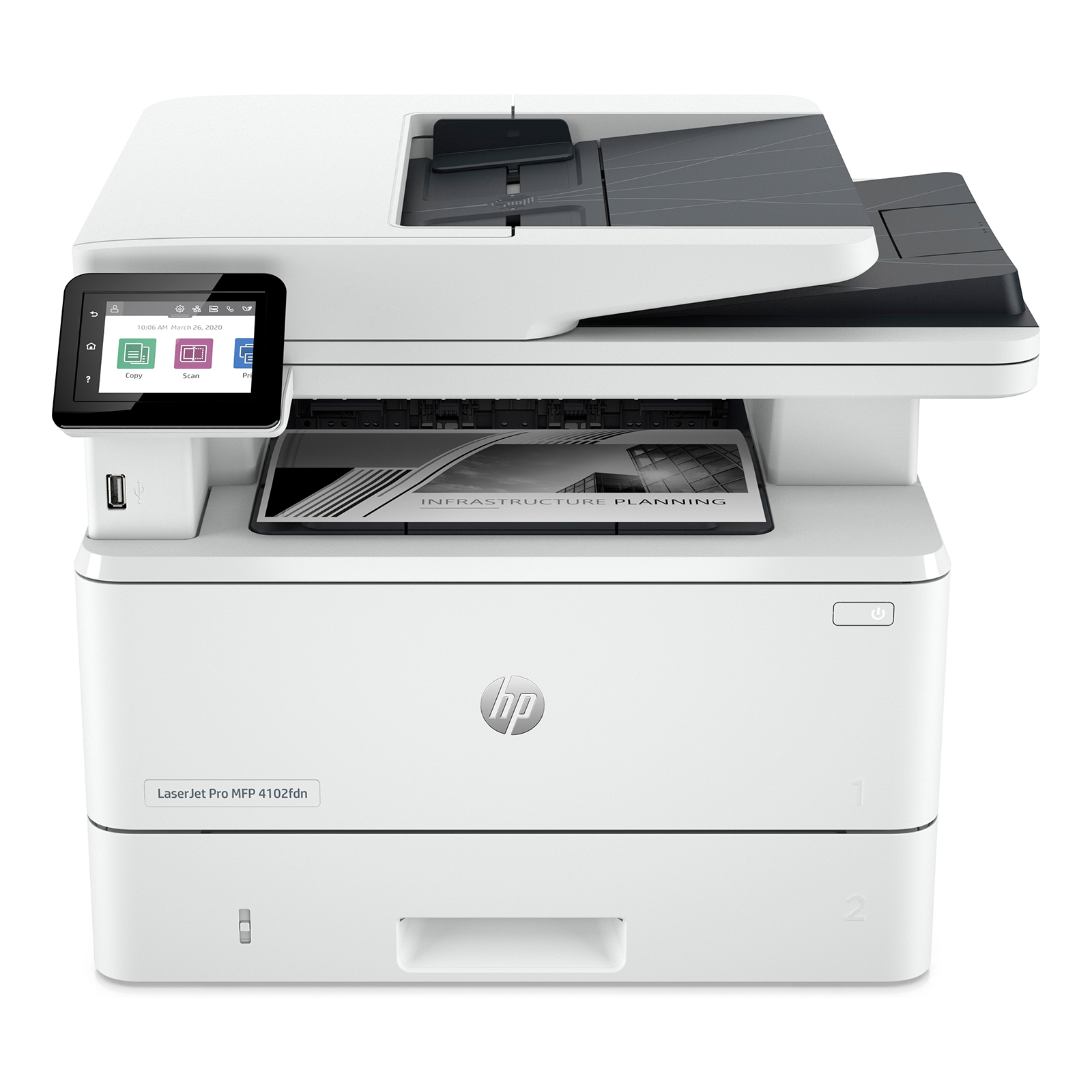 HP LaserJet Pro 4102fdn MFP nespalvotas daugiafunkcinis lazerinis spausdintuvas