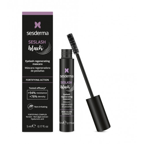 Sesderma Seslash Black Eyelash Regenerating Mascara Blakstienas atkuriantis tušas, 4ml