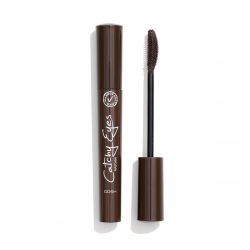 GOSH Copenhagen Catchy Eyes Mascara Allergy Certified Antialerginis blakstienų tušas,  002 Brown