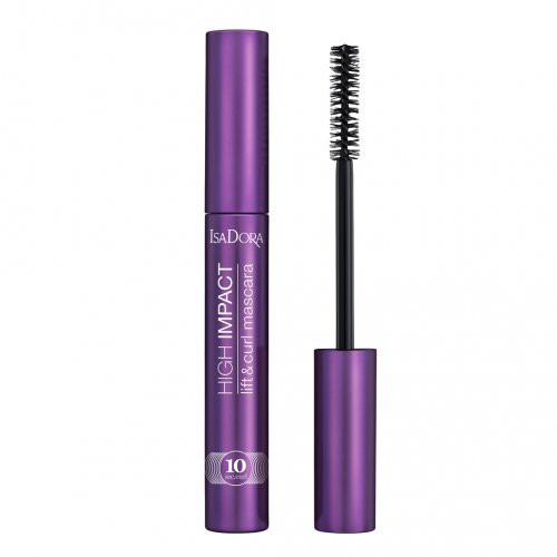 Isadora 10 Sec High Impact Lift & Curl Mascara Blakstienų tušas, 30 Black