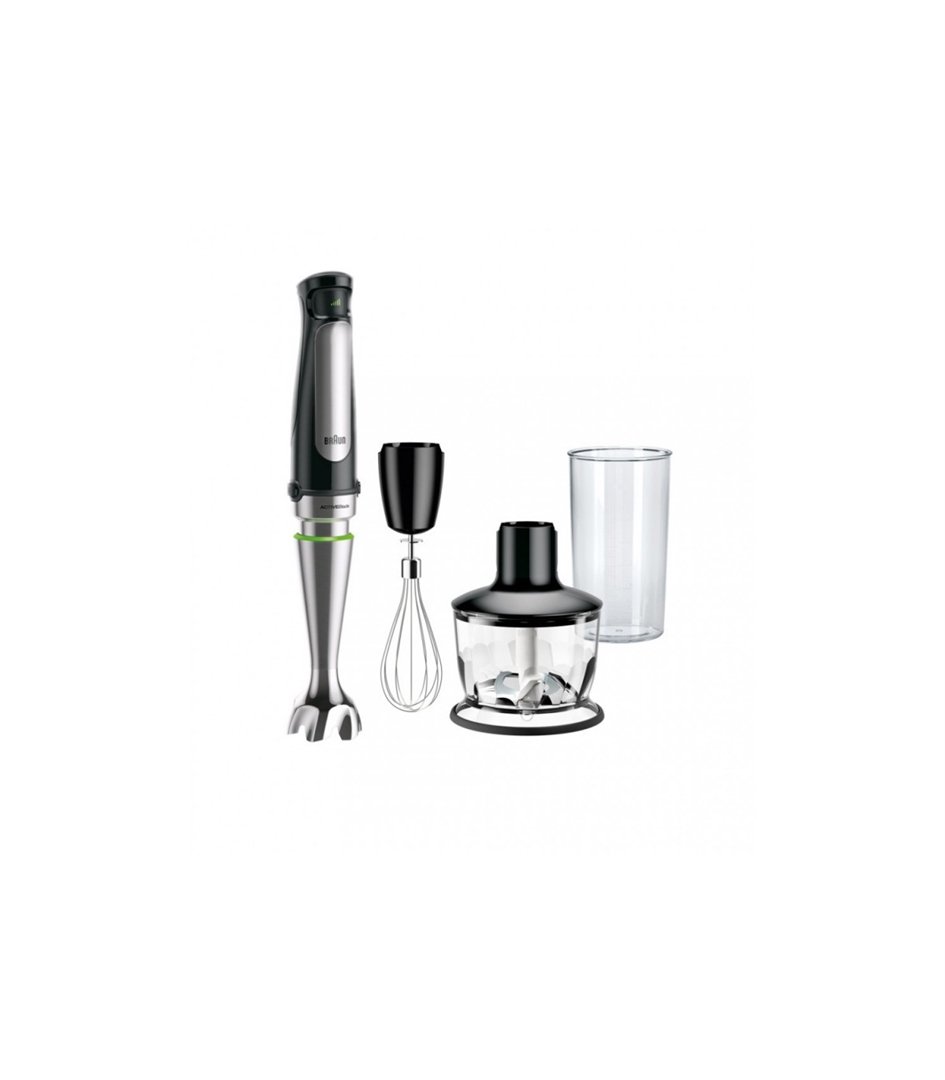 BRAUN Hand blender MQ 7035 X, 1000W, 0.6L, ActiveBlade, SmartSpeed, Inox/Black