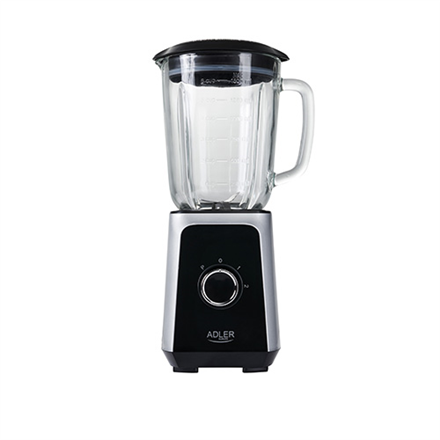 Adler | Blender | AD 4076 | Tabletop | 1000 W | Jar material Glass | Jar capacity 1.5 L | Ice crushing | Black|AD 4076