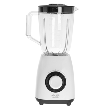 Adler | Blender with jar | AD 4085 | Tabletop | 1000 W | Jar material Plastic | Jar capacity 1.5 L | White|AD 4085