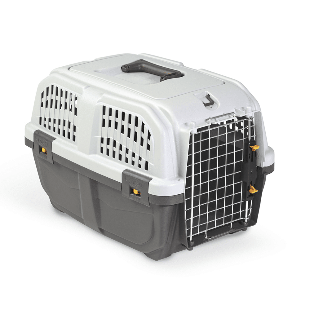 SKUDO 1 IATA MPS GREY 48x31,5x31cm transportavimo boksas atitinka IATA reikalavimus