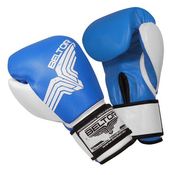 Bokso pirštinės Beltor Pro Fight B0008 mėlynos, 10oz